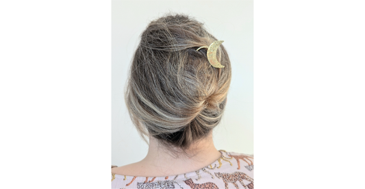 How to use a hair fork and barrette