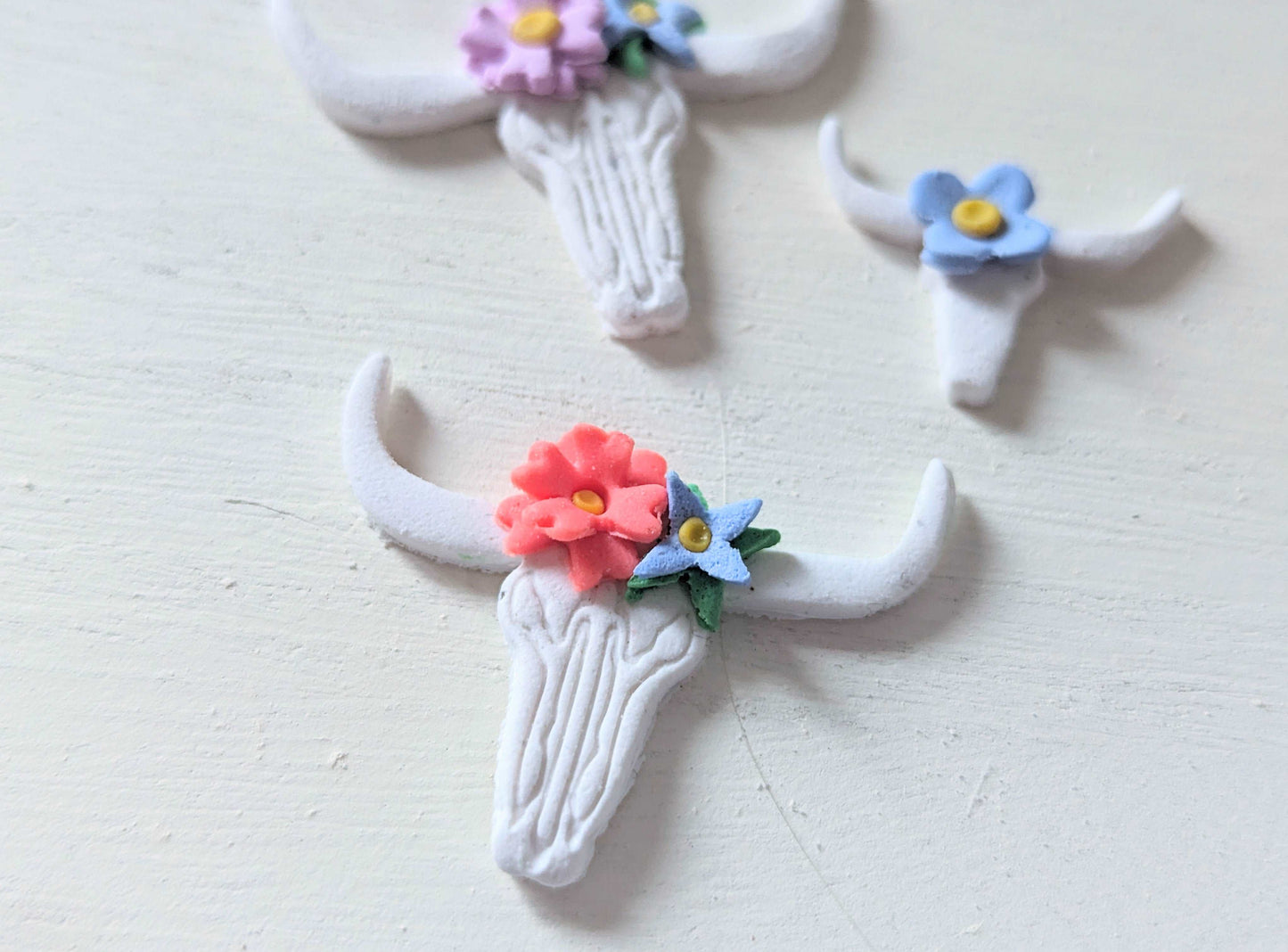 boho cow skull polymer clay cutter uk set jewellery craft