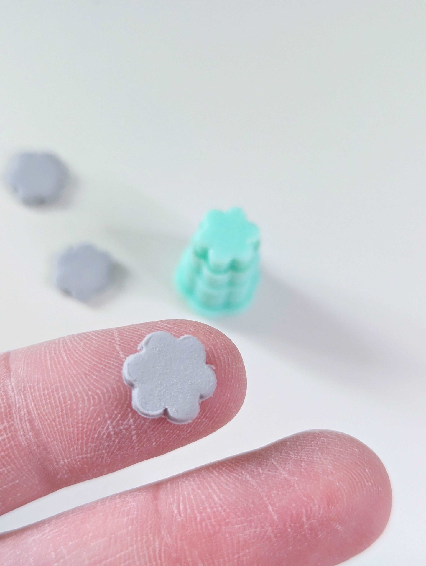 6 petal flower Polymer Clay cutter set | Clay earrings