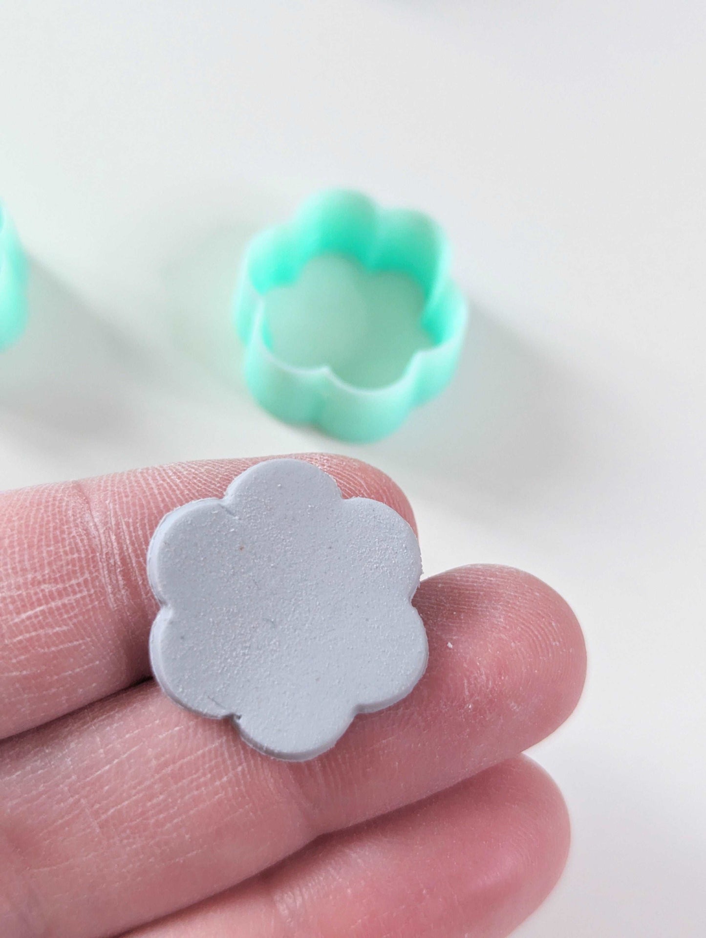 6 petal flower Polymer Clay cutter set | Clay earrings