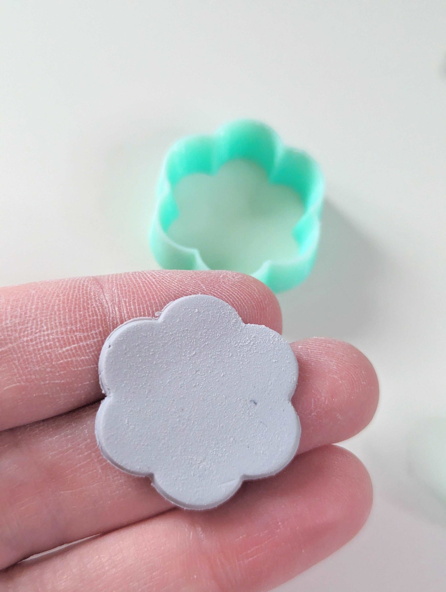 6 petal flower Polymer Clay cutter set | Clay earrings