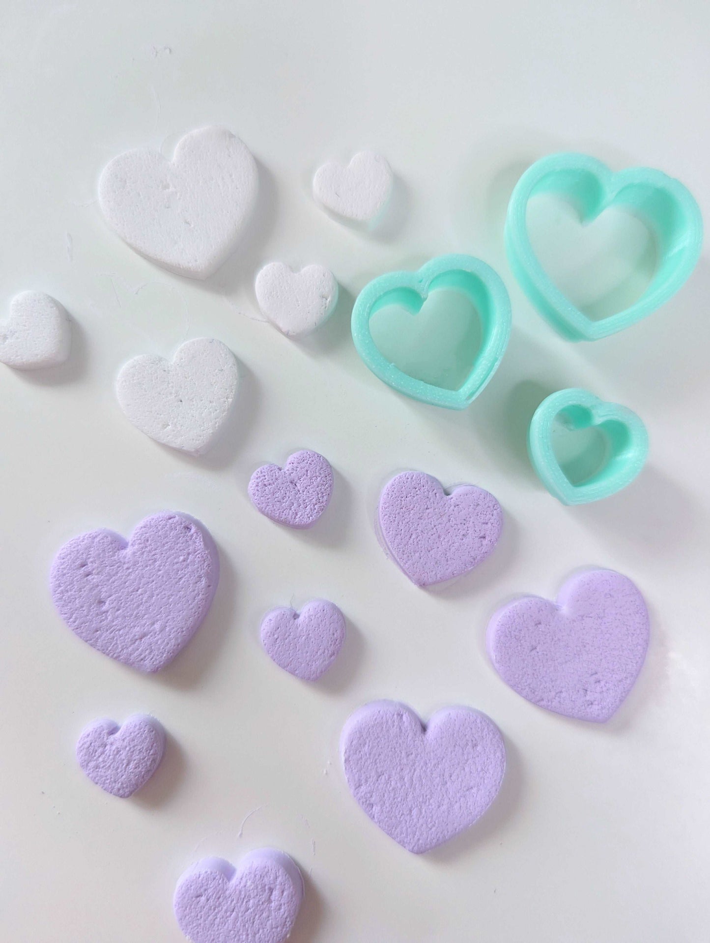 HEART POYMER CLAY JEWELLERY EARRING CRAFT CUTTERS
