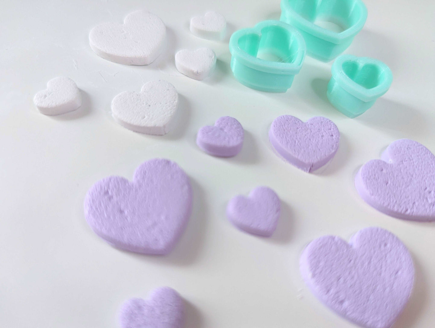 HEART POYMER CLAY JEWELLERY EARRING CRAFT CUTTERS