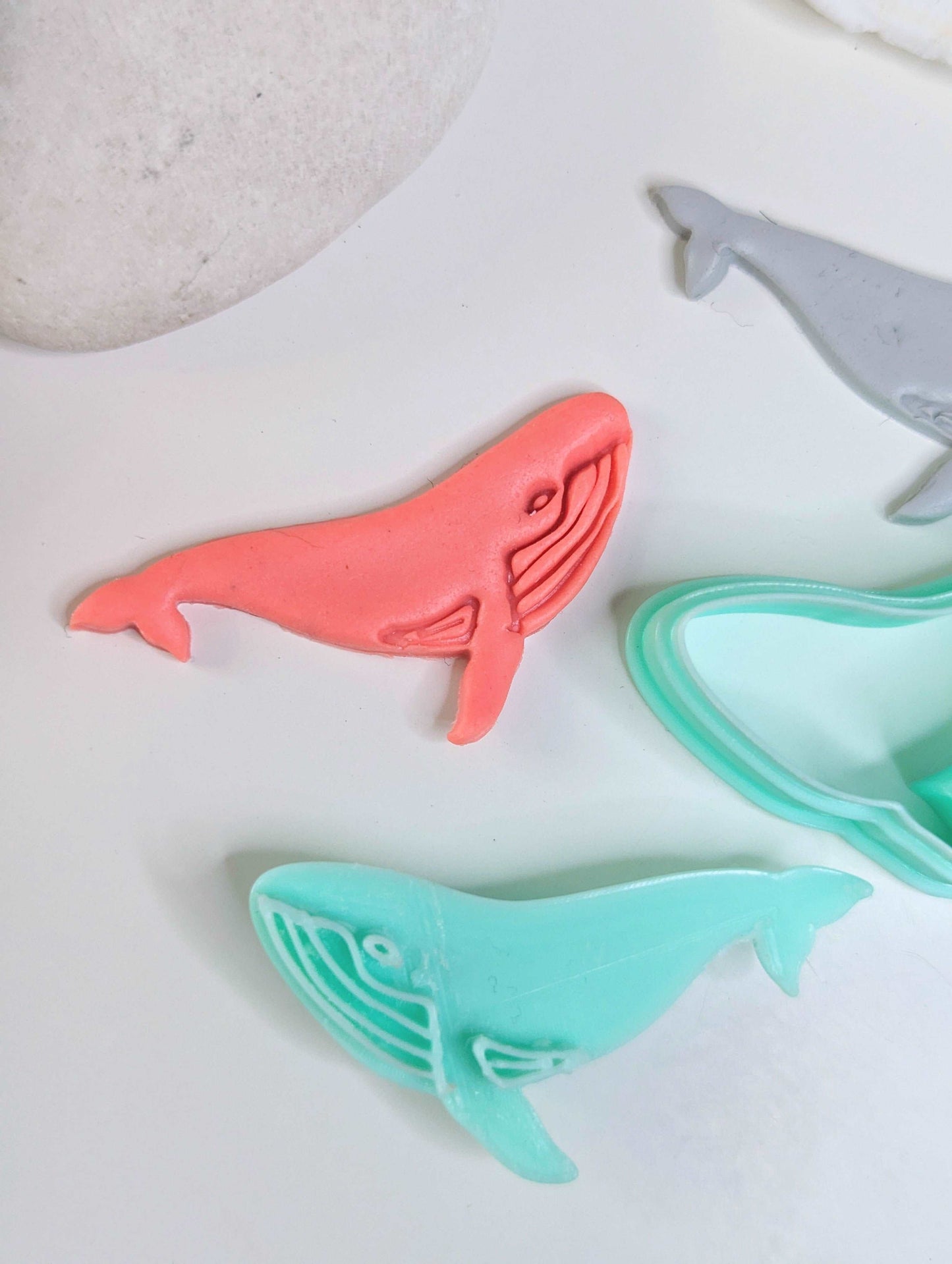 Cute Whale - Ocean Polymer Clay jewellery Cutter & Stamp Shape Set