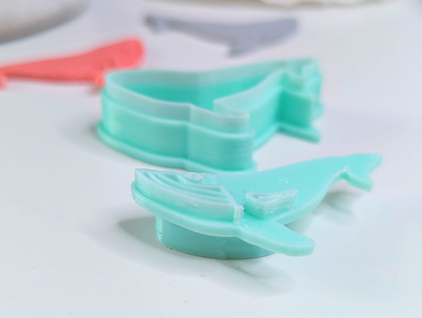 Cute Whale - Ocean Polymer Clay jewellery Cutter & Stamp Shape Set