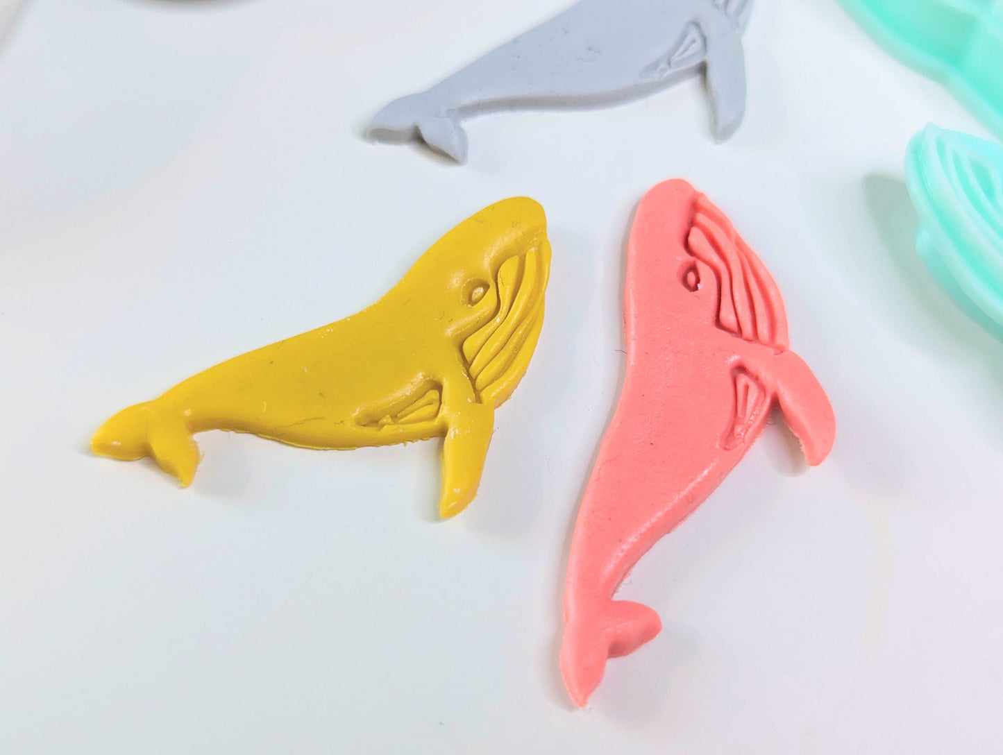 Cute Whale - Ocean Polymer Clay jewellery Cutter & Stamp Shape Set