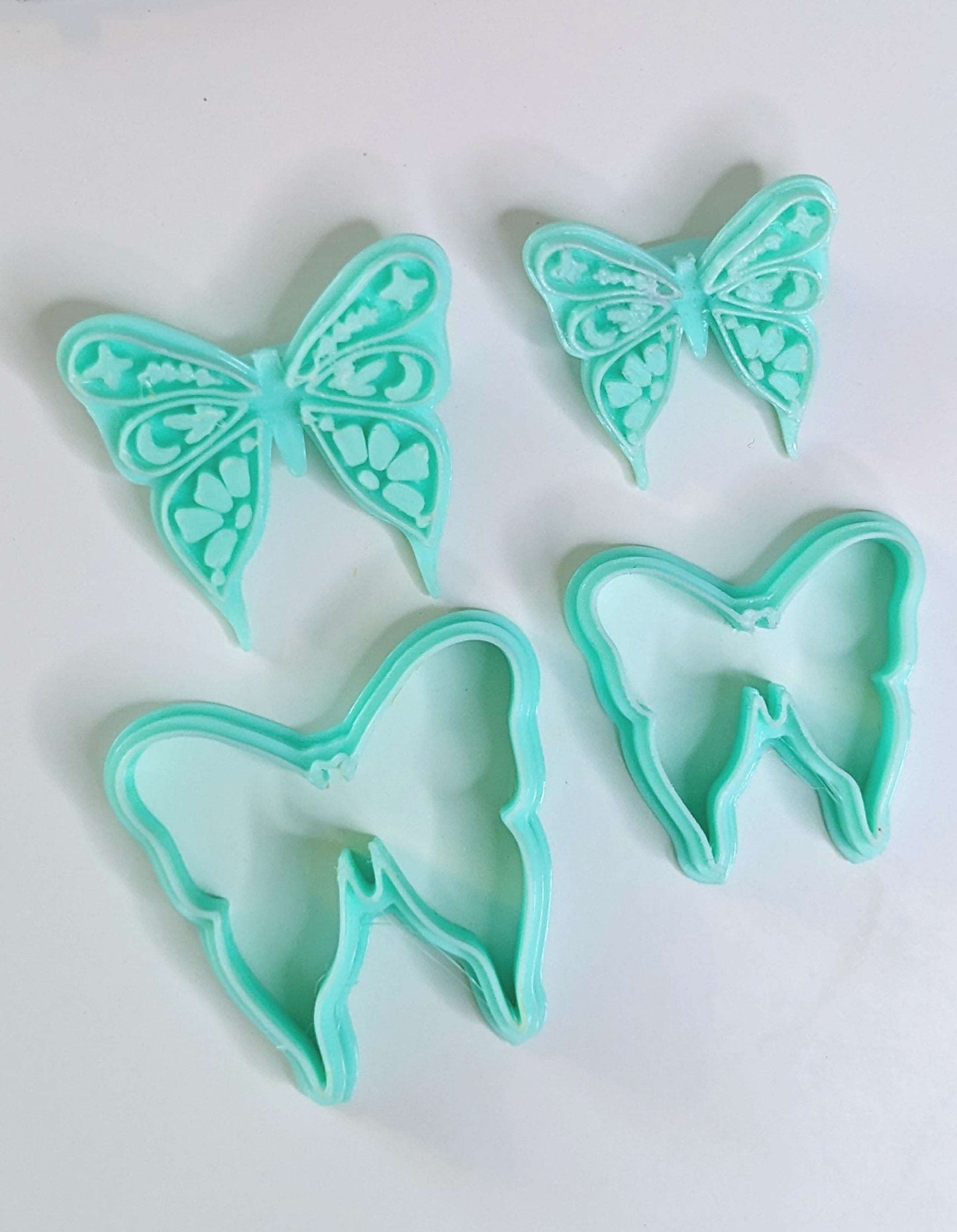 butterfly polymer clay cutter uk stamp set
