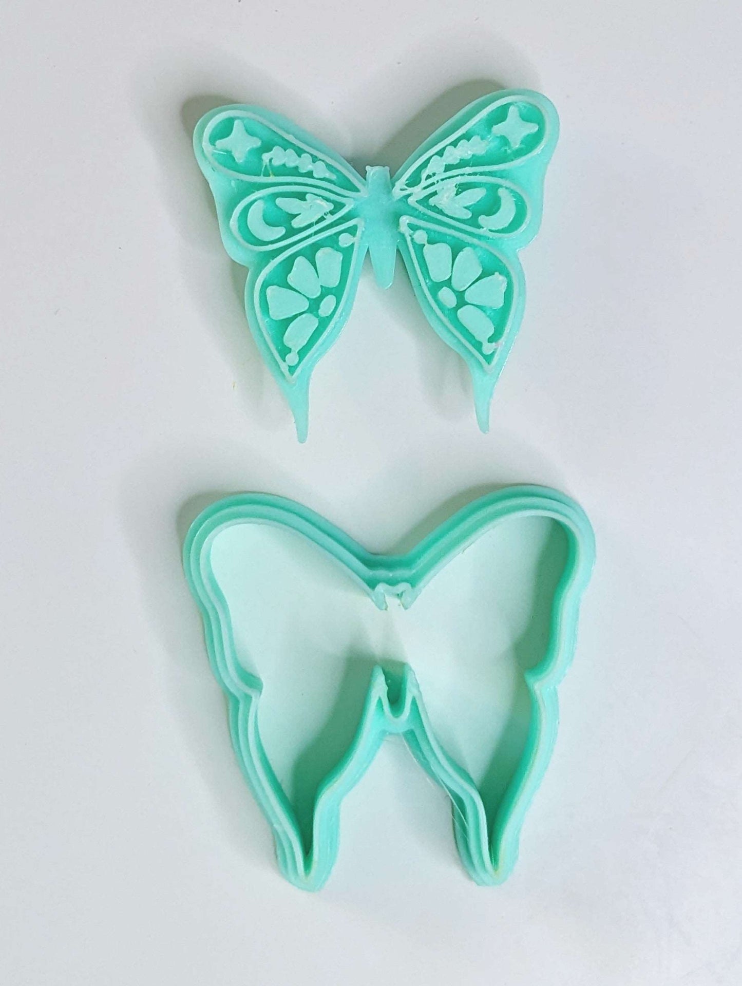 butterfly polymer clay cutter uk stamp set