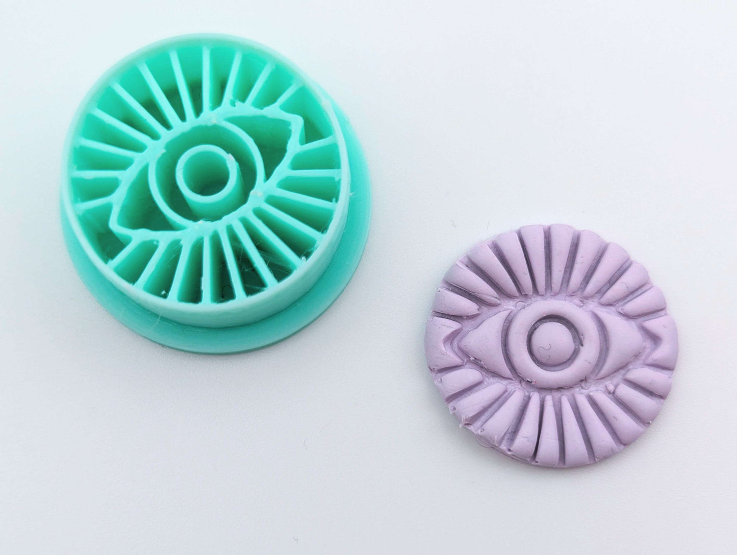 evil eye boho jewellery polymer clay small mini craft cutter