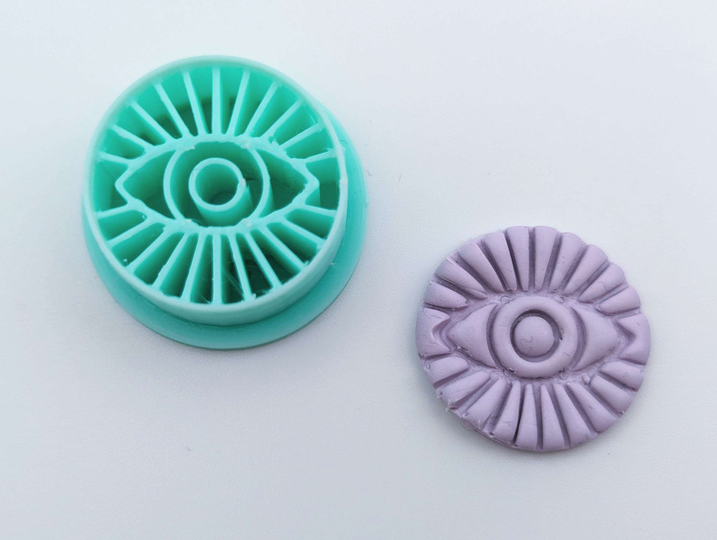 evil eye boho jewellery polymer clay small mini craft cutter