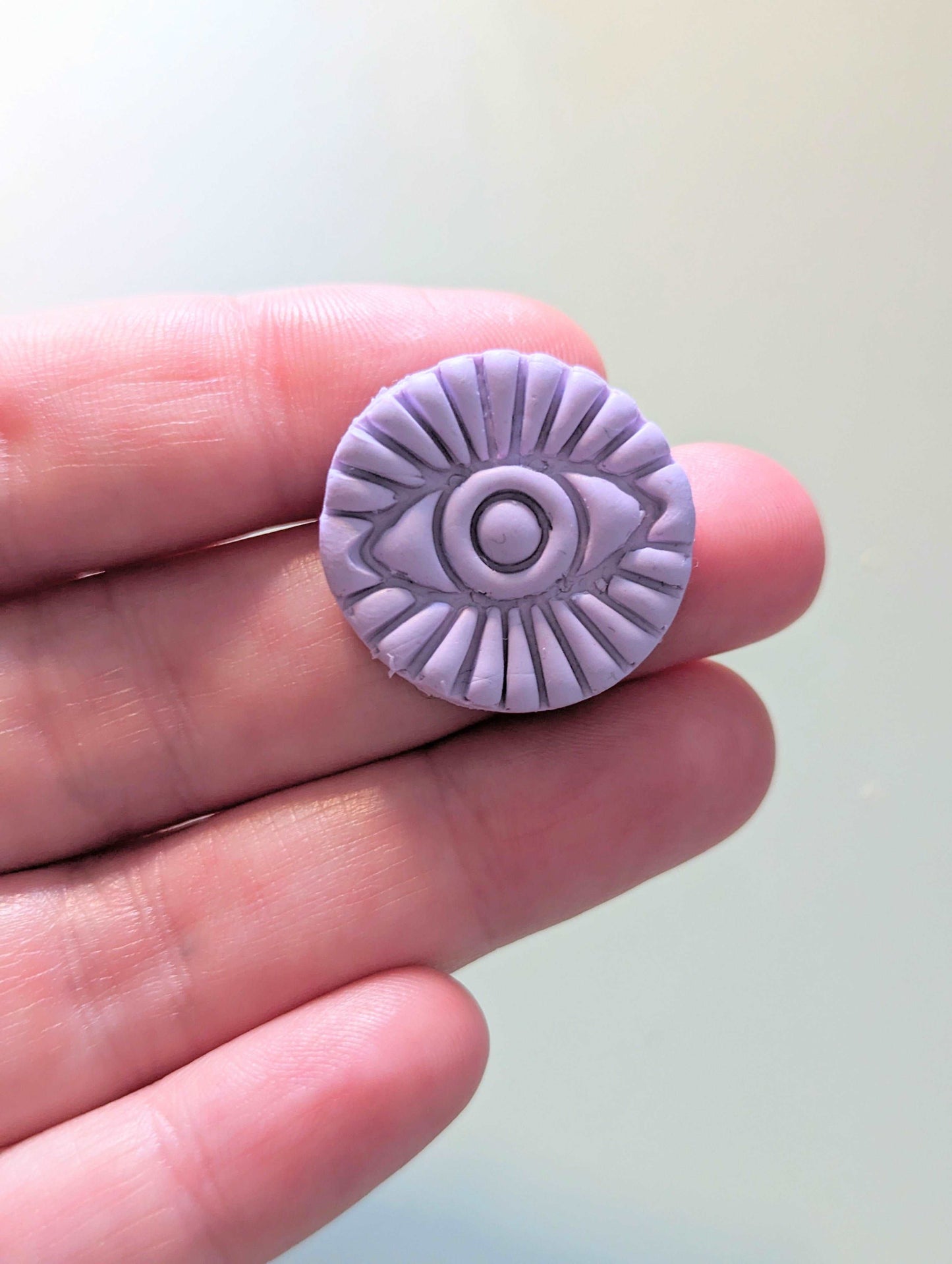 Eye Starburst, Round Polymer Clay jewellery Cutter Set | Celestial, evil eye Jewellery Crafting