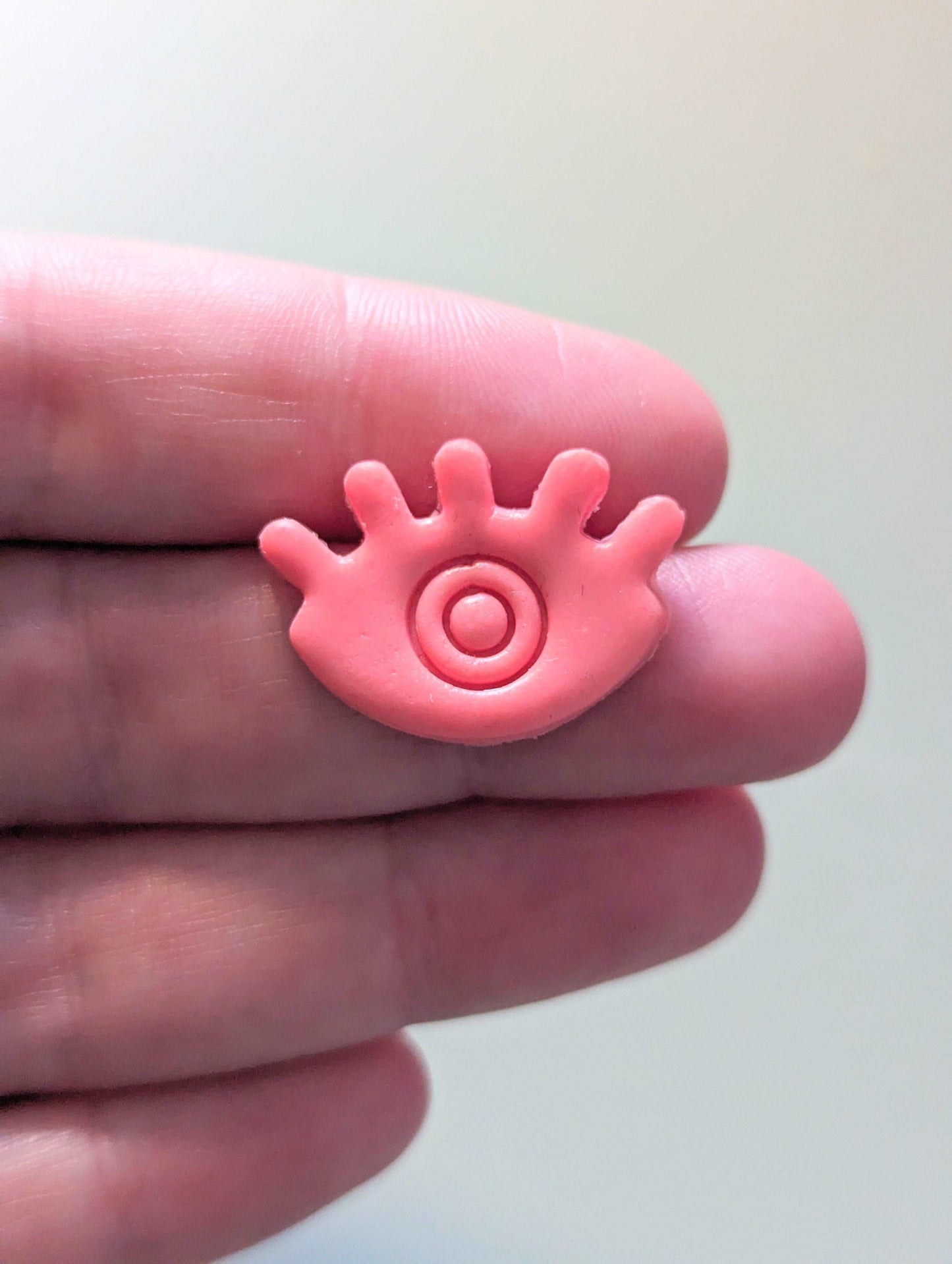 Eye with lashes, Polymer Clay jewellery Cutter
