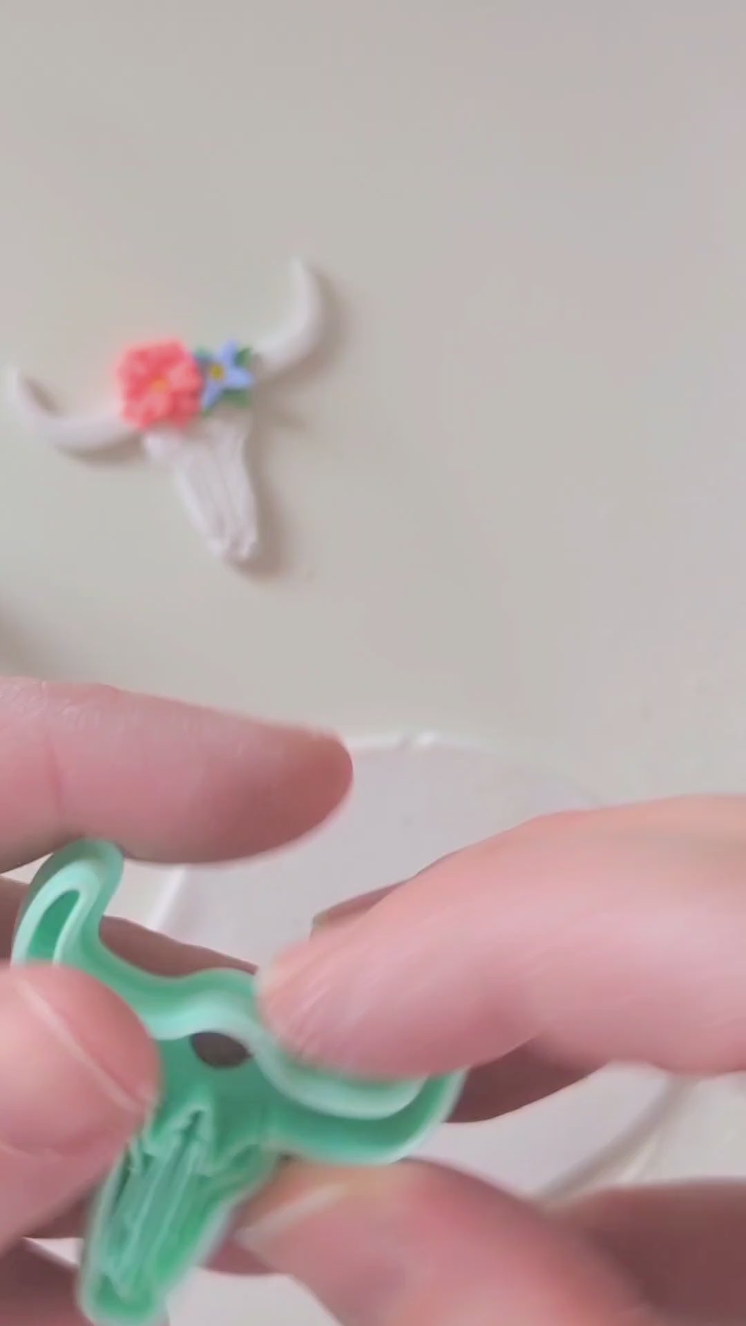 boho cow skull polymer clay cutter uk set jewellery craft