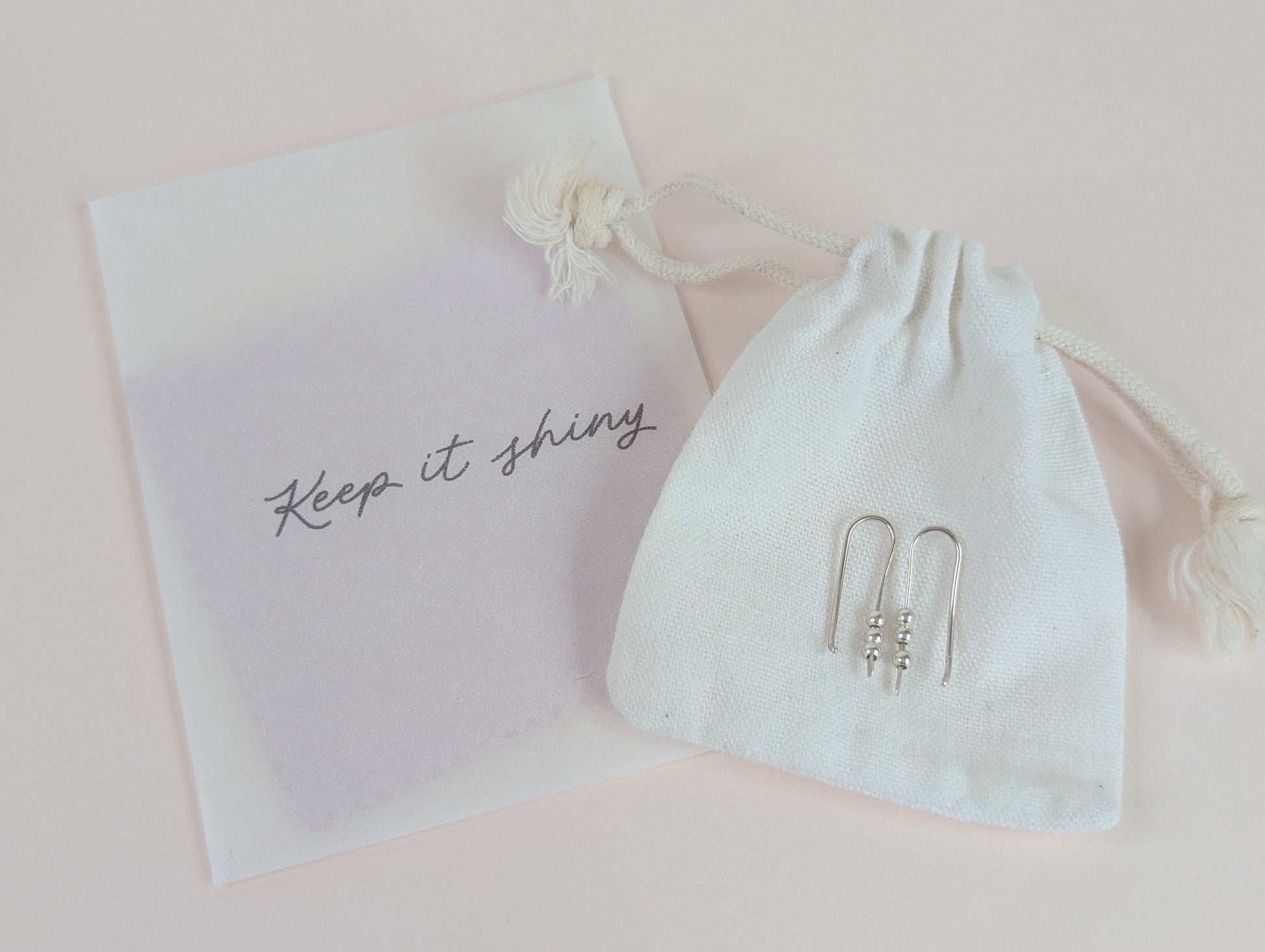 Minimalist Sterling Silver ball ear climbers: Textured Handmade Crawler Earrings