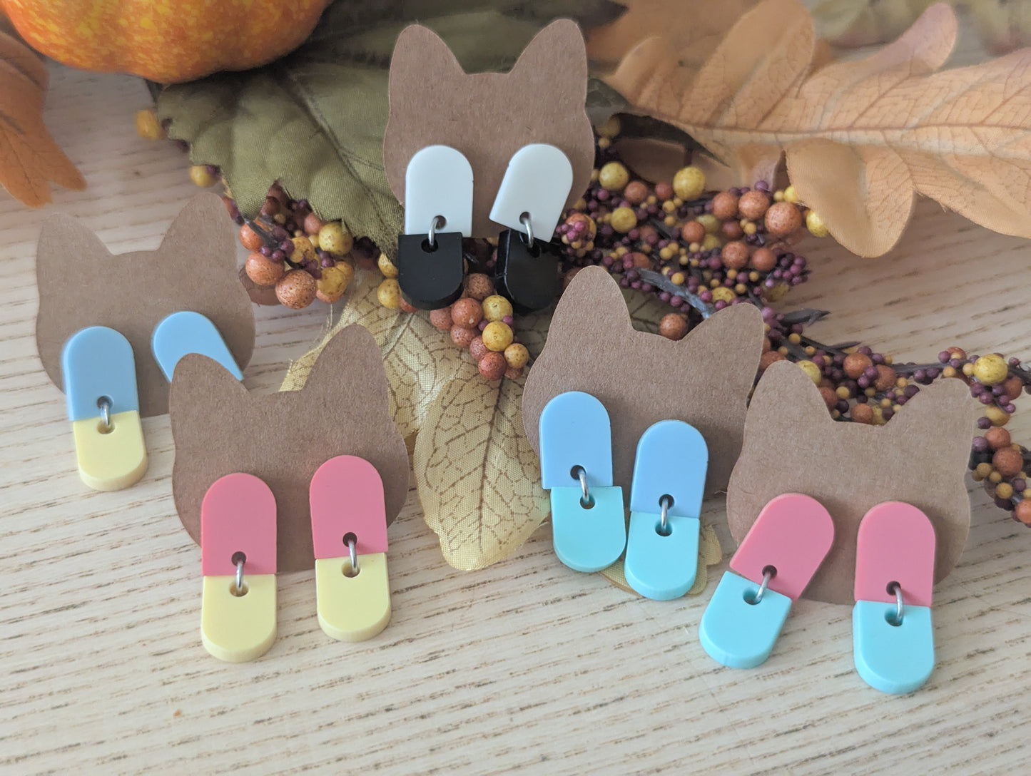 Halloween earring special - Pumpkins, Skulls & Bats!