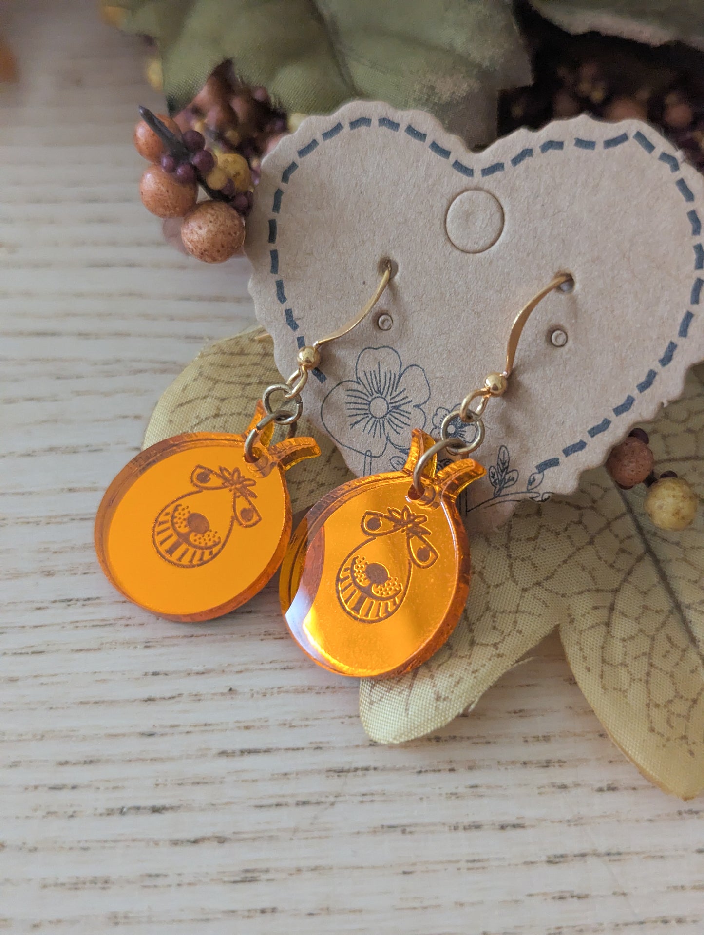 Halloween earring special - Pumpkins, Skulls & Bats! - space hopper