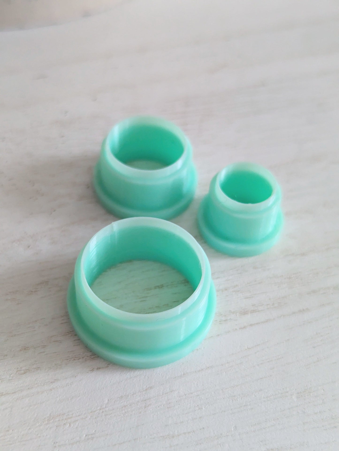 Polymer Clay Cutter Sets | Circle Round Shapes, Small, Medium and Large Size | Jewellery Crafting, custom cutters Pop Arc SET A - SMALL