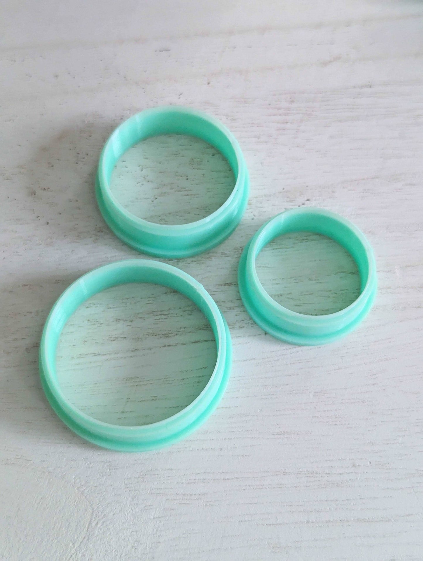 Polymer Clay Cutter Sets | Circle Round Shapes, Small, Medium and Large Size Pop Arc SET B - LARGE
