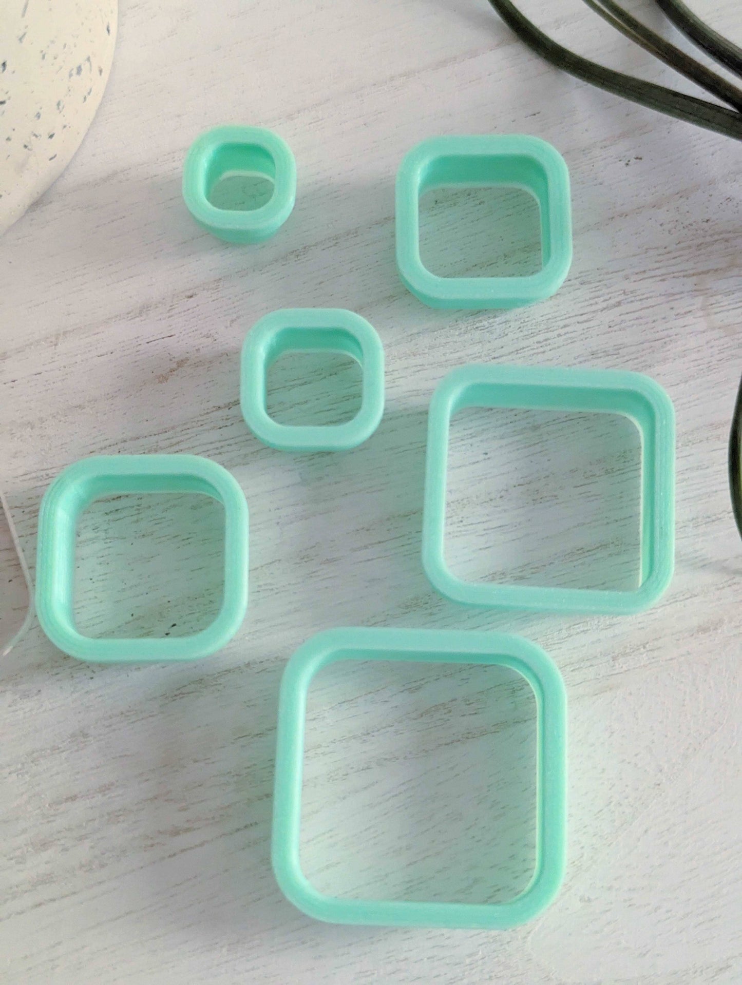 Polymer Clay Cutter Sets | Square Shapes, Small, Medium and Large Size Pop Arc FULL SET
