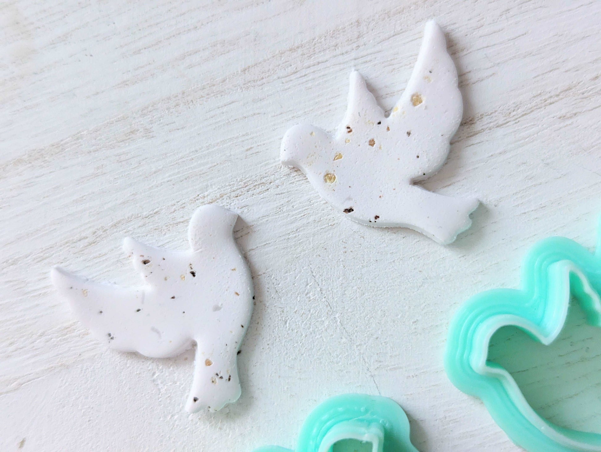 Polymer Clay Dove earring Cutter Set | Small and Large Size