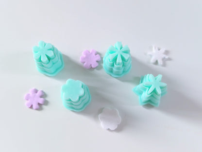 Micro flower Polymer Clay jewellery Cutter Set | mini petal sets