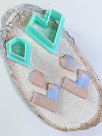 GEOMETRIC POLYMER EARRING JEWELLERY CLAY CRAFT CUTTER