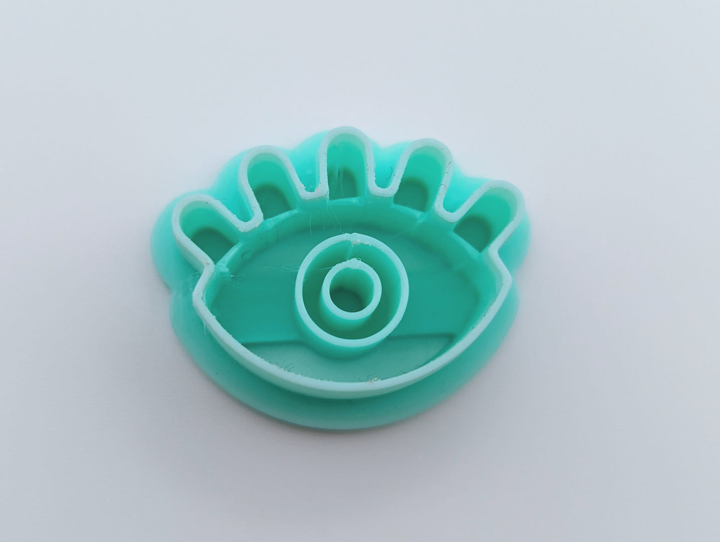 Eye with lashes, Polymer Clay jewellery Cutter