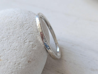 Slim 2mm Sterling Silver Stacking Ring set