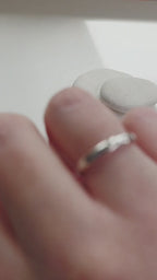 Celestial Star Band - Sterling Silver Stacker Ring