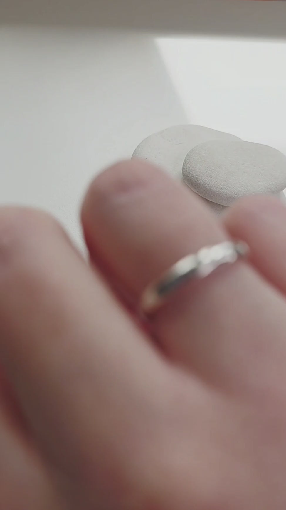 Celestial Star Band - Sterling Silver Stacker Ring