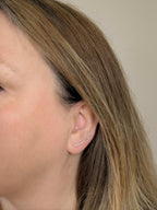 Textured sterling silver Ear climbers