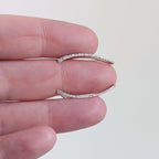 Textured sterling silver Ear climbers