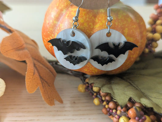 Halloween earring special - Pumpkins, Skulls & Bats!